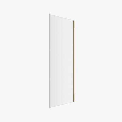 Rols ścianka prysznicowa boczna 80 cm powłoka Clean Control, złoty połysk