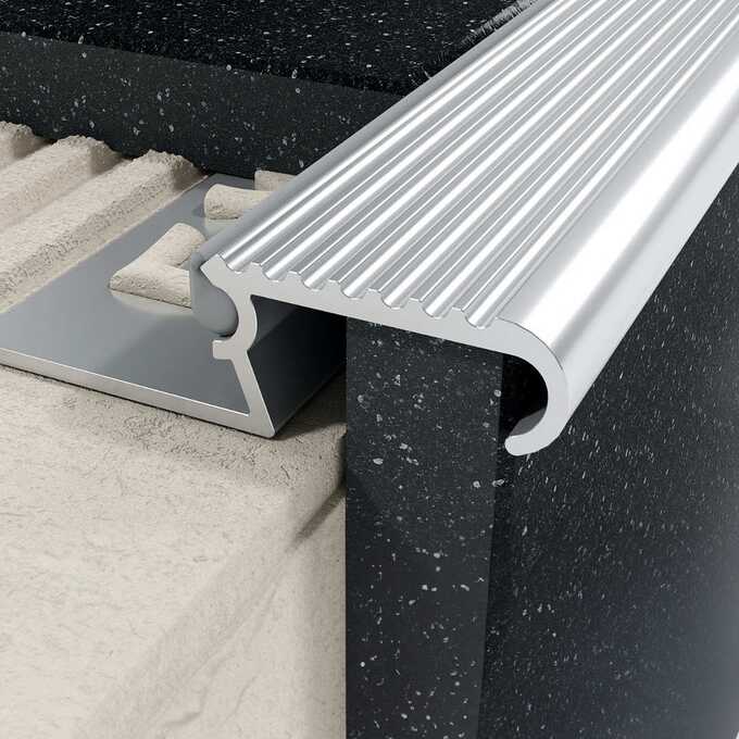 Profil Z schodowy 10 mm, długość 300 cm aluminiowy, surowy